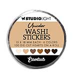 Studio Light Browns Essentials Washi Die-cut Stickers