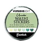 Studio Light Greens Essentials Washi Die-cut Stickers
