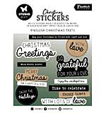 Studio Light English Christmas Texts Christmas Essentials Sticker Pad