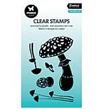 Studio Light Mushrooms Silhouette Clear Stamp