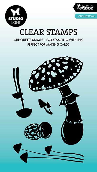 Studio Light Mushrooms Silhouette Clear Stamp