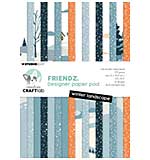 SO: Creative Craftlab Friendz Design Paper Pad A5 Winter Landscape