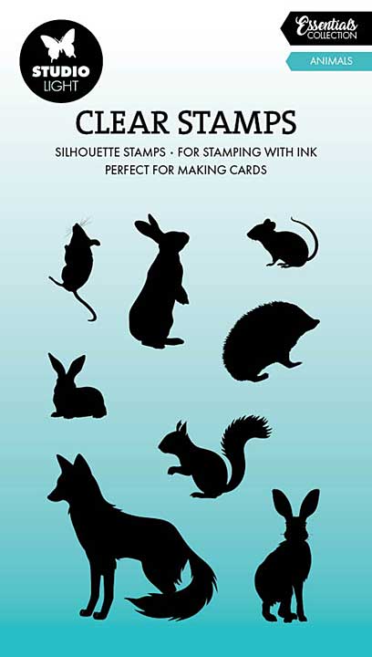 Studio Light Animals Silhouette Clear Stamp