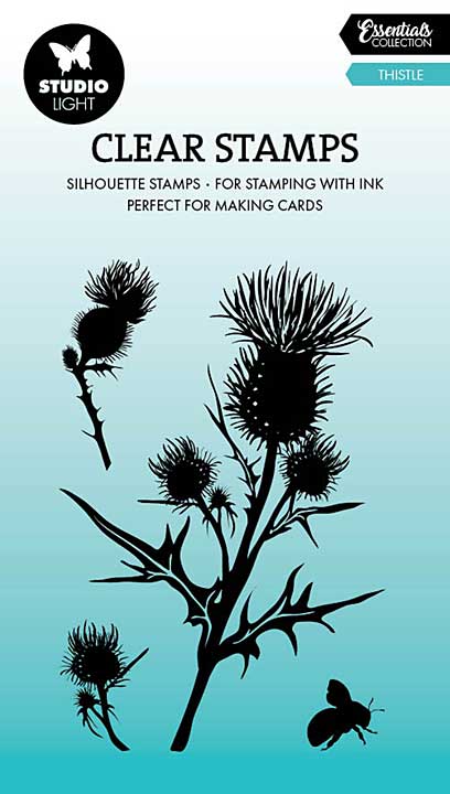 Studio Light Thistle Silhouette Clear Stamp