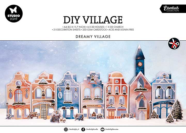 Studio Light DIY Village A4 Dreamy Village