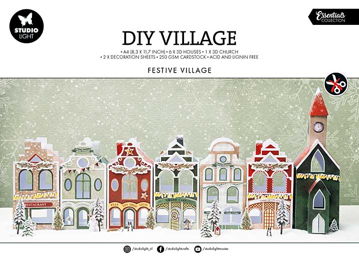 SO: Studio Light DIY Village A4 Festive Village