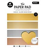 Studio Light Foil Paper Pad A5 Gold, Silver And Rose