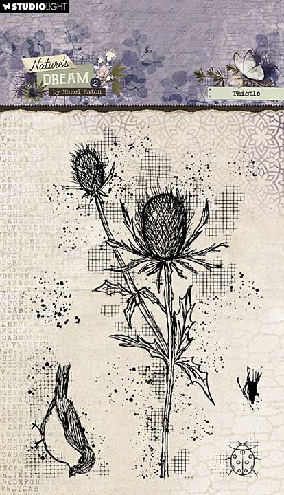 SO: Studio Light Natures Dream 2 Clear Stamp Thistle