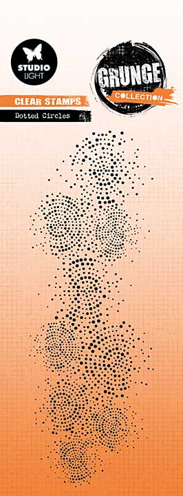 Studio Light Dotted Circles Grunge Stamp