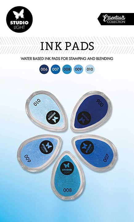 Studio Light Ink Pads Shades Of Blue Essential Tools