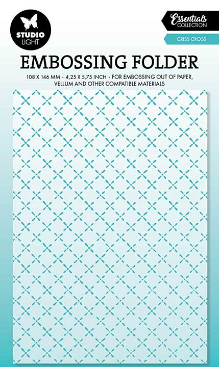 Studio Light Criss Cross Essentials Embossing Folders