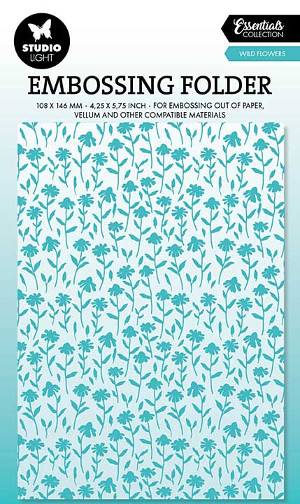 Studio Light Wild Flowers Essentials Embossing Folders