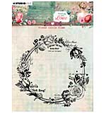 SO: Studio Light Sending You Love Clear Stamps Flower Circle Frame (JMA-SYL-STAMP796)