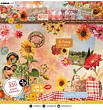 Studio Light Sunflower Kisses 8x8 Inch Die Cut Pad Elements
