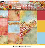 StudioLight Sunflower Kisses 8x8 Paper Pad Background Paper
