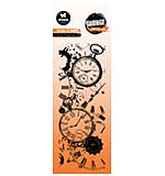 Studio Light Clock Background Grunge Clear Stamp