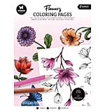 Studio Light Flowers A5 Coloring Pages