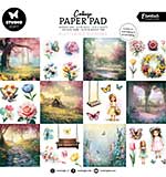 Studio Light Fluttering Flowers 8x8 Inch Collage Paper Pad