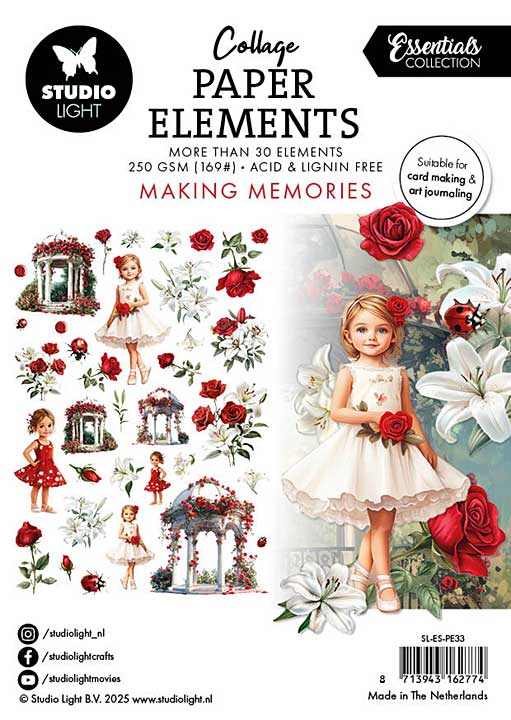 Studio Light Making Memories Collage Paper Elements