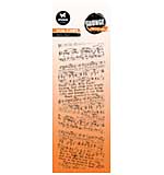 Studio Light Music Sheet Grunge Clear Stamp