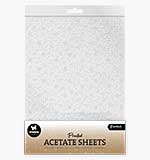 SO: Studio Light Snowflakes White Christmas Acetate Sheet