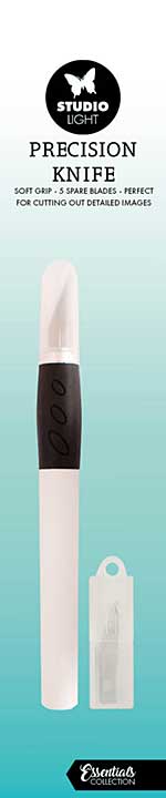 Studio Light Precision Knife Soft Grip + 5 Spare Blades  (BASIC)