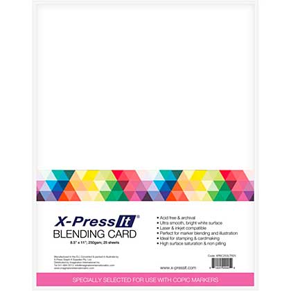 X-Press Blending Card (8.5 x 11) (25 sheets)