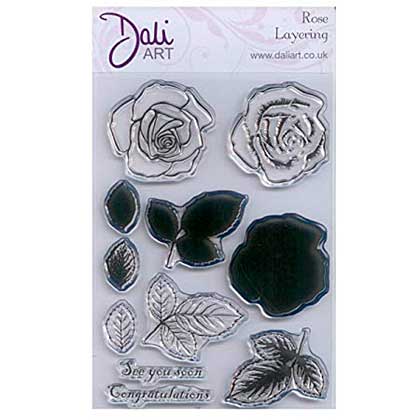 SO: Dali Art - Layering Rose Stamp Set