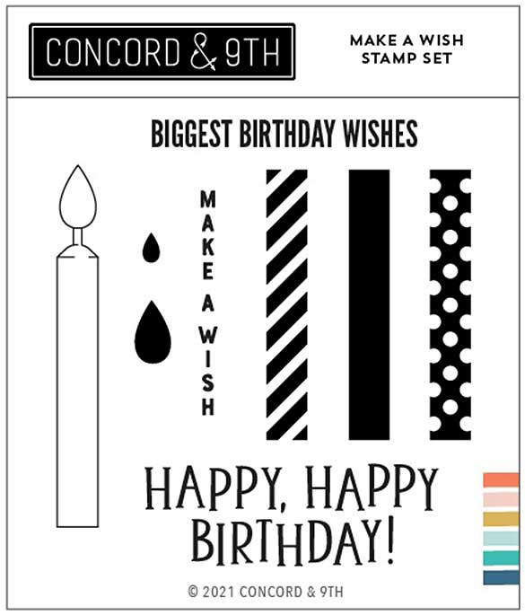 SO: Concord & 9th Clear Stamps 4X4 - Make A Wish