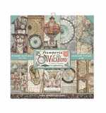 SO: Stamperia Mini Scrapbooking Pad 10 Double Sided Sheets - Sir Vagabond (20.3 x 20.3cm, 8x8)