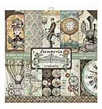 SO: Stamperia Scrapbooking Pad 10 Double Sided Sheets (12x12) Voyages Fantastiques