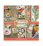 Stamperia Scrapbooking Pad 10 Double Sided Sheets (12x12) Amazonia