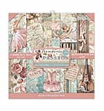 Stamperia Mini Scrapbooking Pad 10 Double Sided Sheets (8x8) Passion