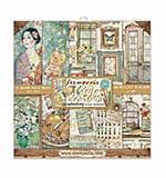 SO: Stamperia Mini Scrapbooking Pad 10 Double Sided Sheets (8x8) Atelier Des Arts
