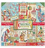 Stamperia Mini Scrapbooking Pad 10 Double Sided Sheets (8x8) Christmas Patchwork