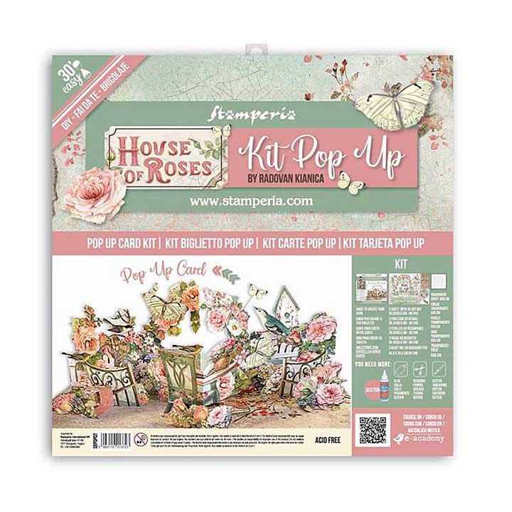 Stamperia Pop Up Kit House Of Roses