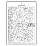 Stamperia Soft Maxi Mould A5 - Magic Forest Book Pattern