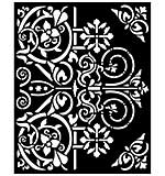 Stamperia Stencil 7.87X9.84 - Magic Forest Door Ornaments