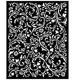 Stamperia Stencil 7.87X9.84 - Magic Forest Swirls Pattern