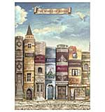 Stamperia Vintage Library A4 Rice Paper The World of Book (DFSA4752)