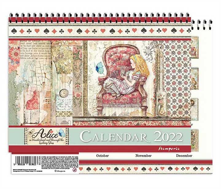 Stamperia Calendar 2022 Alice (ECL2201)