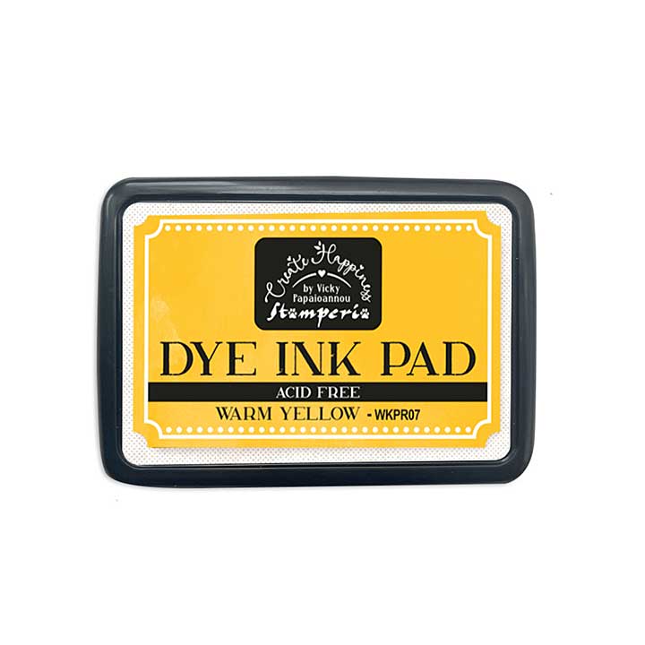 Stamperia Create Happiness Dye Ink Pad Warm yellow (WKPR07)