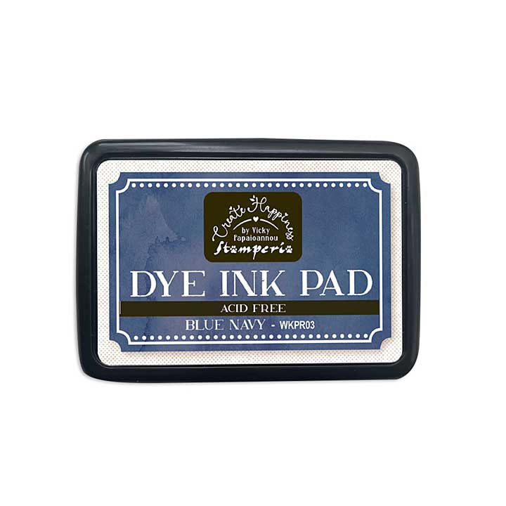 SO: Stamperia Create Happiness Dye Ink Pad Blue Navy (WKPR03)