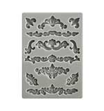 Stamperia Silicon Mould A6 Sunflower Art Corners And Embellishments