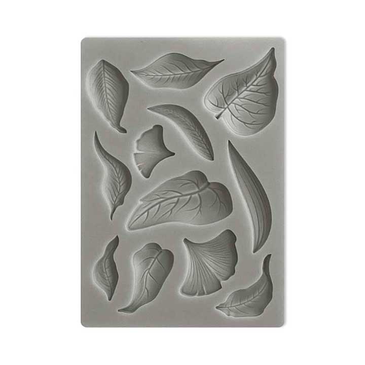 Stamperia Silicon Mould A6 Sunflower Art Leaves