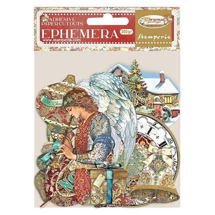Stamperia Ephemera Christmas Greetings