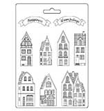 Stamperia Soft Mould A4 Christmas Houses