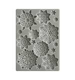 Stamperia Silicon Mould A6 Snowflakes