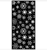 SO: Stamperia 12 x 25cm Thick Stencil Snowflakes