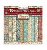 Stamperia Mini Scrapbooking Pad 10 20.3 x 20.3 cm (8?8) Backgrounds Selection . Christmas Greetings